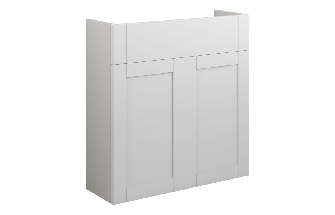 Arizona 600mm Slim Basin Unit - Matt White (Grey Cab)