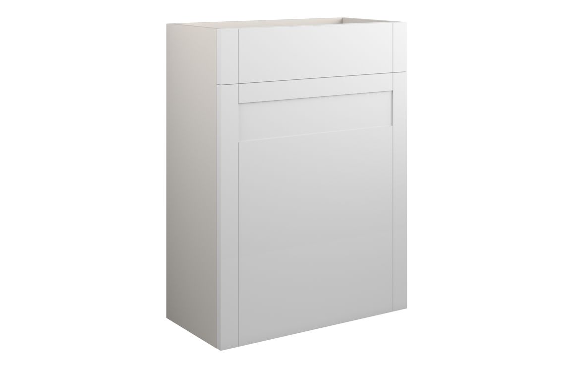 Arizona 600mm Standard WC Unit - Matt White (Grey Cab)