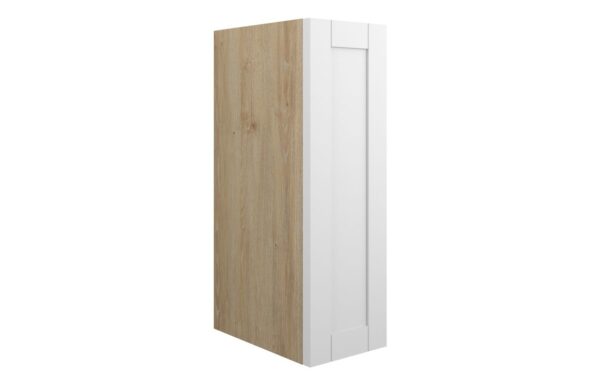 Arizona 200mm Standard Toilet Roll Unit - Matt White (Oak Cab)