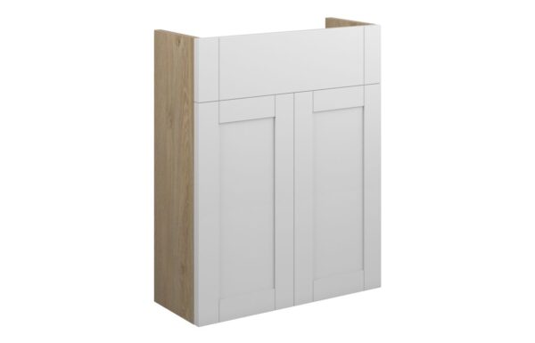 Arizona 500mm Slim Basin Unit - Matt White (Oak Cab)