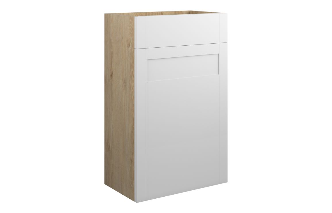 Arizona 500mm Standard WC Unit - Matt White (Oak Cab)
