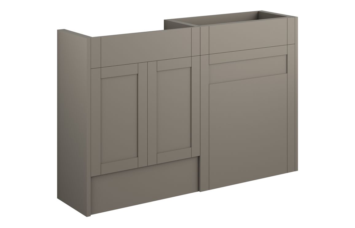 Arizona 1236mm Standard Basin & WC Unit Pack - Matt Stone (Oak Cab)