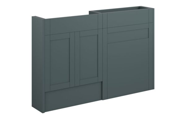 Arizona 1236mm Slim Basin & WC Unit Pack - Matt Green Camo (Grey Cab)