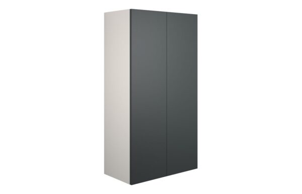 Nevada 600mm Standard 2 Door Storage Unit - Matt Graphite Grey (Grey Cab)