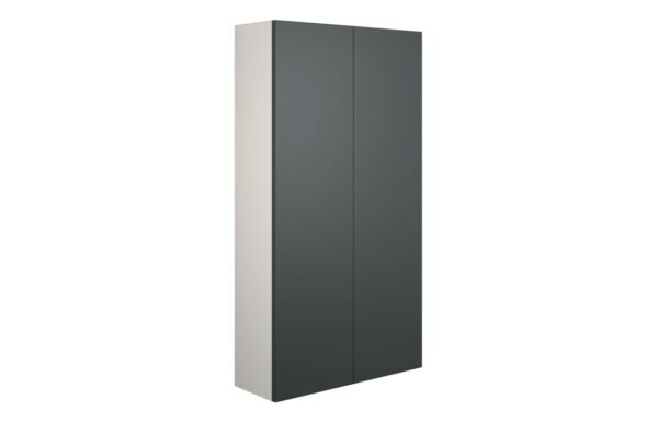 Nevada 600mm Slim 2 Door Storage Unit - Matt Graphite Grey (Grey Cab)