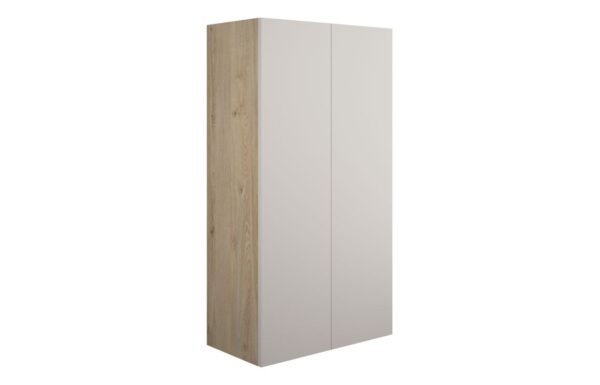 Nevada 600mm Standard 2 Door Storage Unit - Matt Dove Grey (Oak Cab)