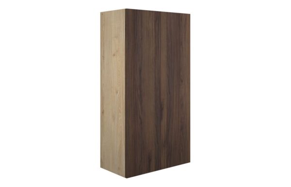 Nevada 600mm Standard 2 Door Storage Unit - Warm Walnut (Oak Cab)