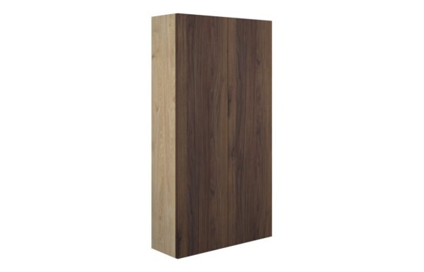 Nevada 600mm Slim 2 Door Storage Unit - Warm Walnut (Oak Cab)