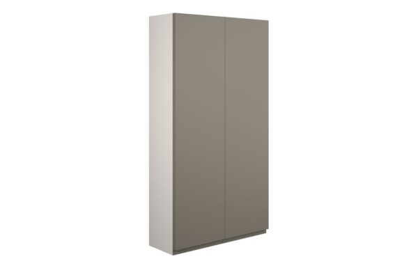Kentucky 600mm Slim 2 Door Storage Unit - Matt Stone (Grey Cab)