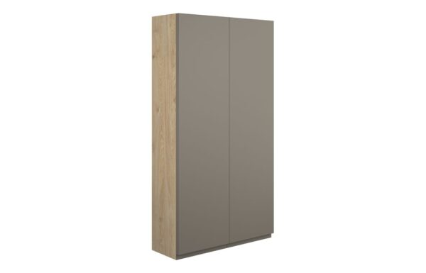 Kentucky 600mm Slim 2 Door Storage Unit - Matt Stone (Oak Cab)