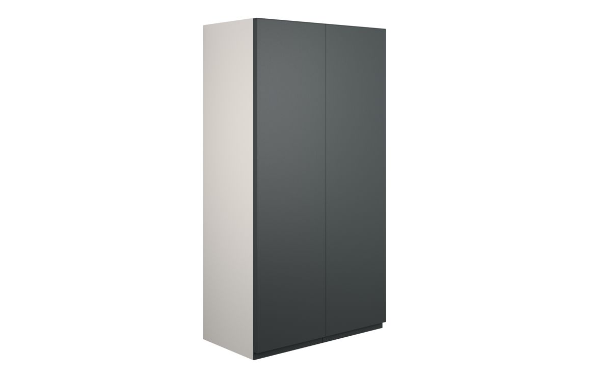 Kentucky 600mm Standard 2 Door Storage Unit - Matt Graphite Grey (Grey Cab)