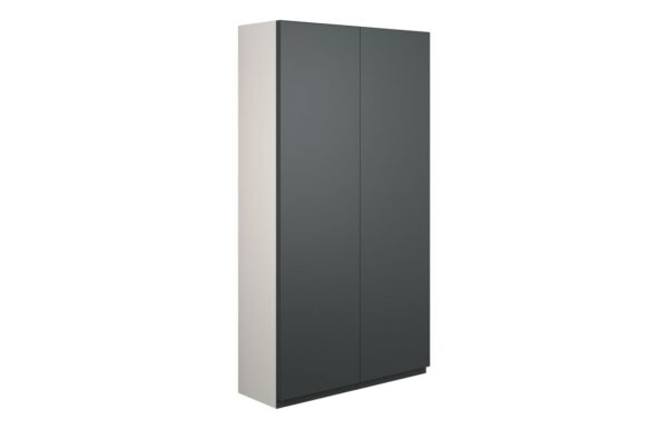 Kentucky 600mm Slim 2 Door Storage Unit - Matt Graphite Grey (Grey Cab)