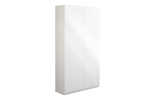 Kentucky 600mm Slim 2 Door Storage Unit - White Gloss (Grey Cab)