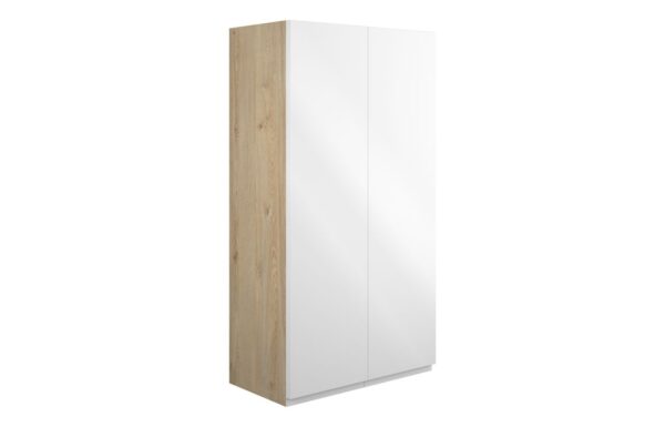 Kentucky 600mm Standard 2 Door Storage Unit - White Gloss (Oak Cab)