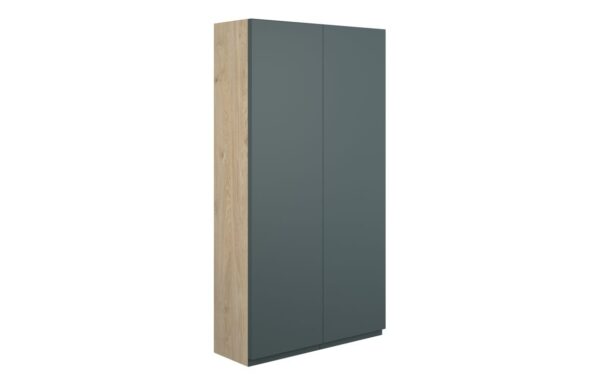 Kentucky 600mm Slim 2 Door Storage Unit - Matt Green Camo (Oak Cab)