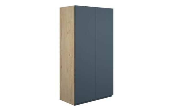 Kentucky 600mm Standard 2 Door Storage Unit - Matt Arley Blue (Oak Cab)