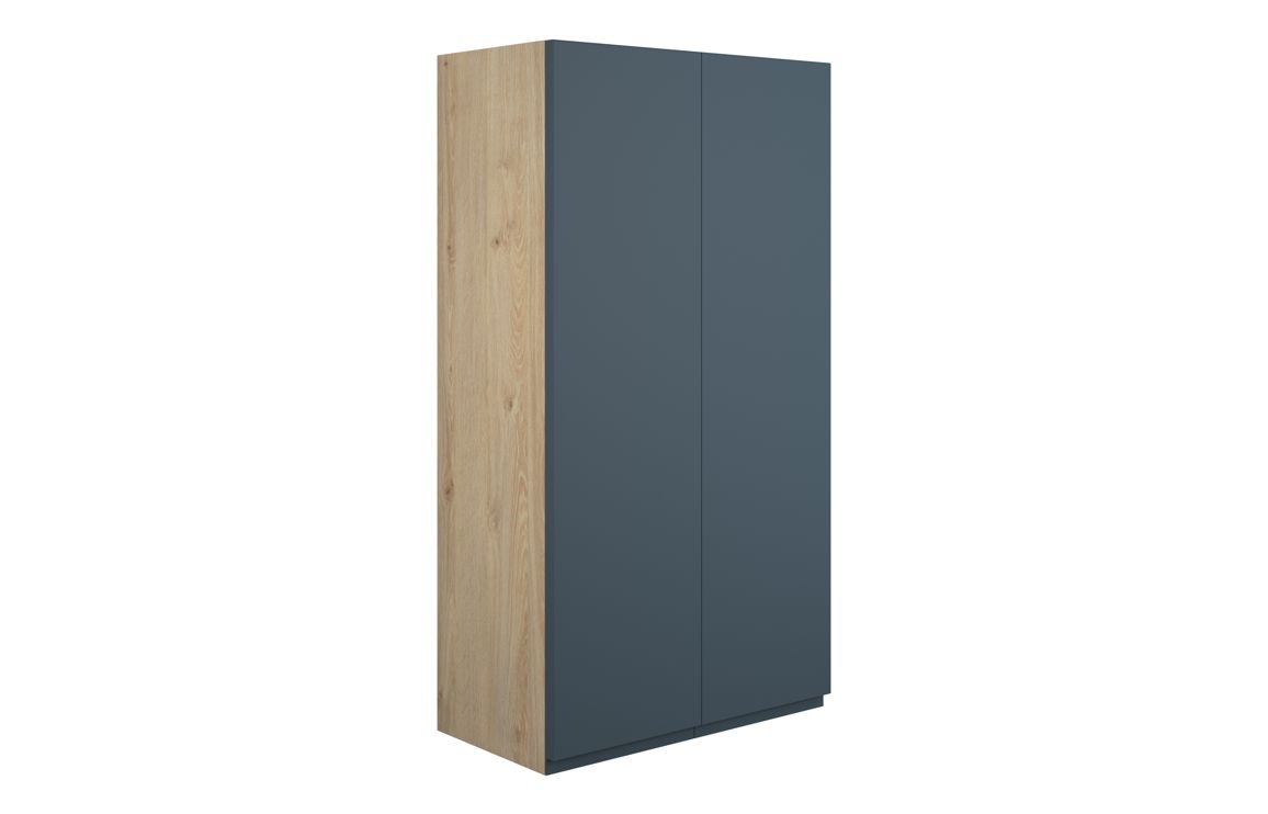 Kentucky 600mm Standard 2 Door Storage Unit - Matt Arley Blue (Oak Cab)
