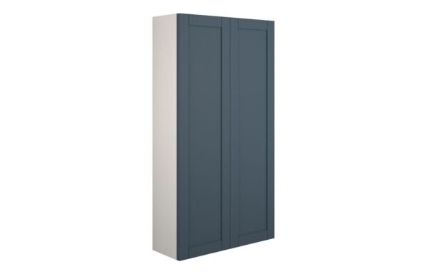 Arizona 600mm Slim 2 Door Storage Unit - Matt Arley Blue (Grey Cab)