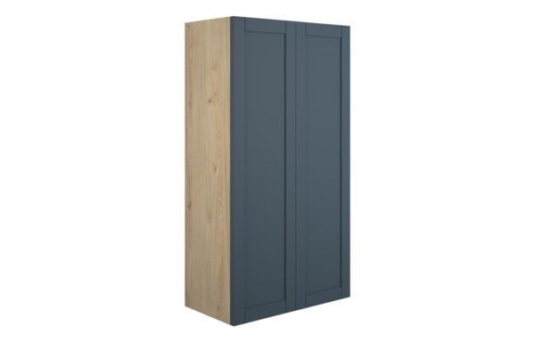 Arizona 600mm Standard 2 Door Storage Unit - Matt Arley Blue (Oak Cab)