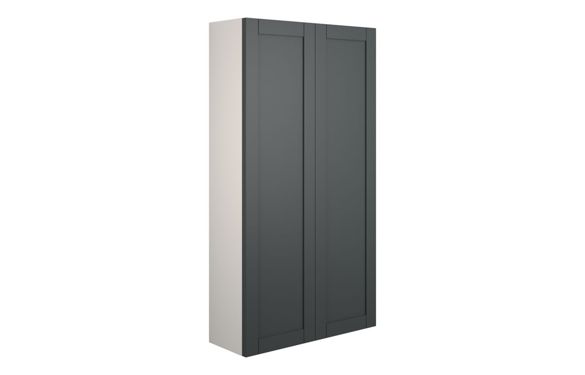 Arizona 600mm Slim 2 Door Storage Unit - Matt Graphite Grey (Grey Cab)