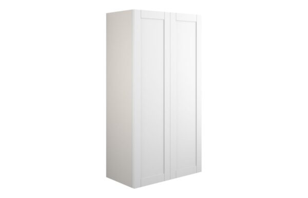 Arizona 600mm Standard 2 Door Storage Unit - Matt White (Grey Cab)