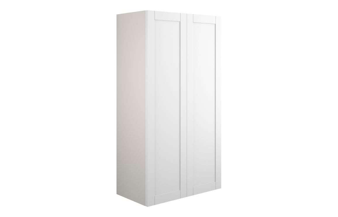 Arizona 600mm Standard 2 Door Storage Unit - Matt White (Grey Cab)