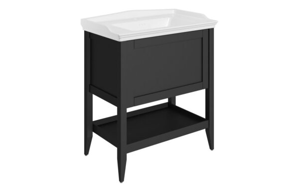 Missouri 800mm Floor Standing 1 Drawer Basin Unit w/Basin - Matt Anthracite