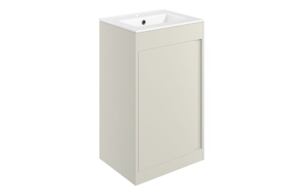 Dakota 510mm Floor Standing Unit Inc. Basin - Matt Latte