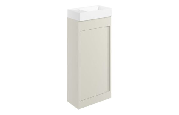 Dakota 410mm Floor Standing Unit Inc. Basin - Matt Latte