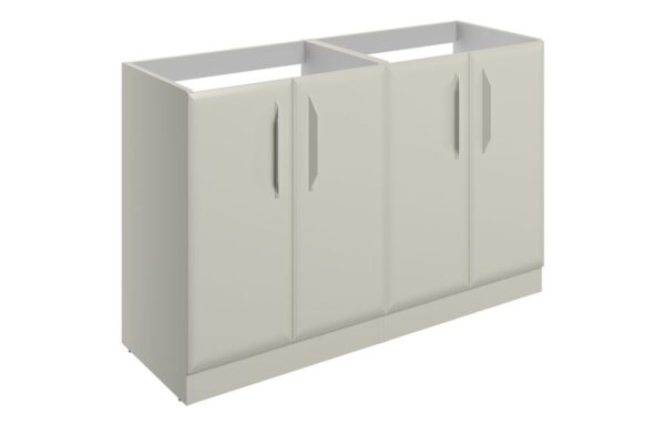 Colorado 1200mm Floor Standing 4 Door Basin Unit (No Top) - Matt Latte
