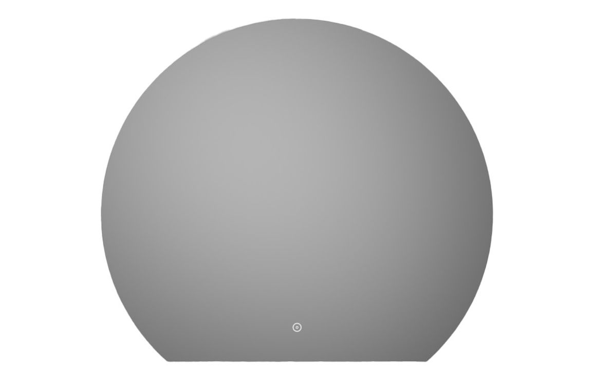 Teviot 600x500mm Round Back-Lit LED Mirror