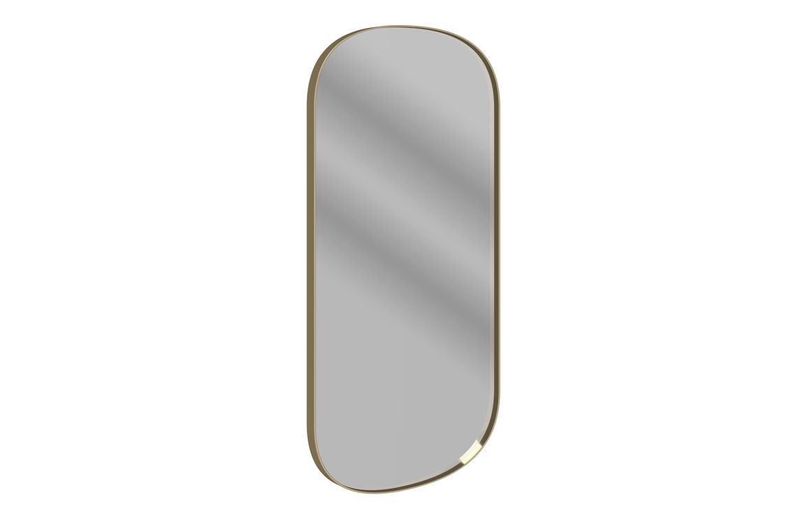 Dyce 800x400mm Oblong Mirror - Brushed Bronze