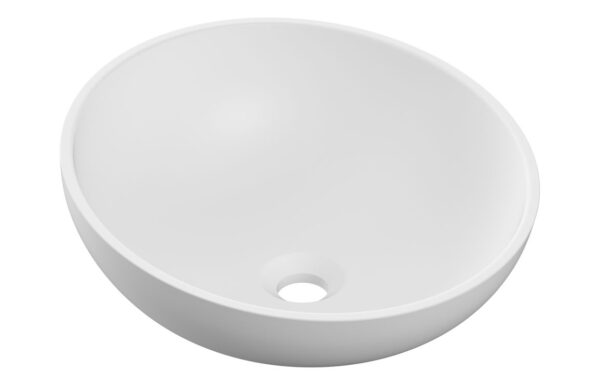 Starav 380x380mm 0TH Resin Washbowl - White