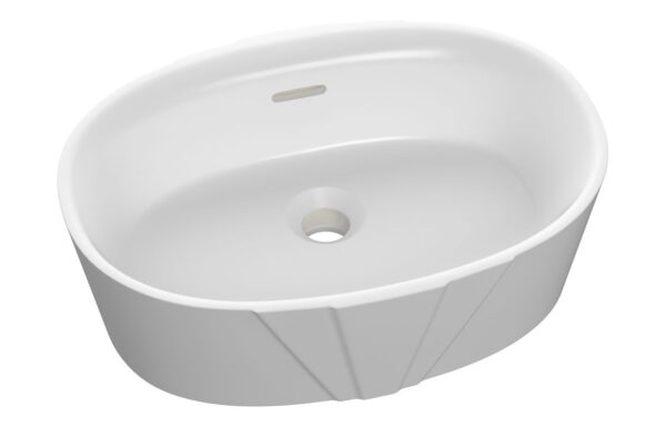 Lawers 460x320mm Resin Washbowl - White