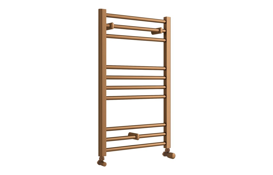 Rain Straight 30mm Ladder Radiator (500x800x30mm) - Brushed Bronze