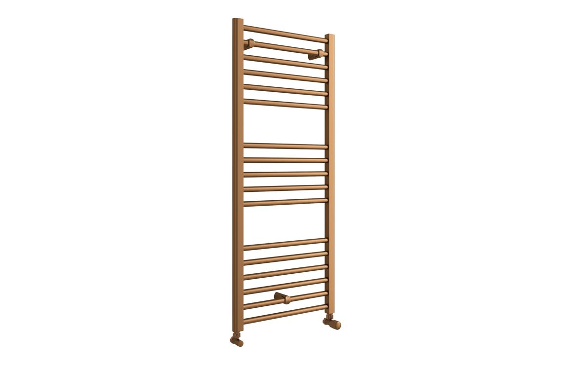 Rain Straight 30mm Ladder Radiator (500x1200x30mm) - Brushed Bronze