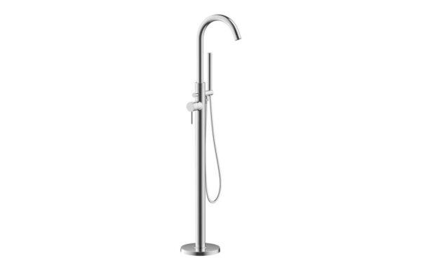 Tortum Floor Standing Bath/Shower Mixer - Chrome