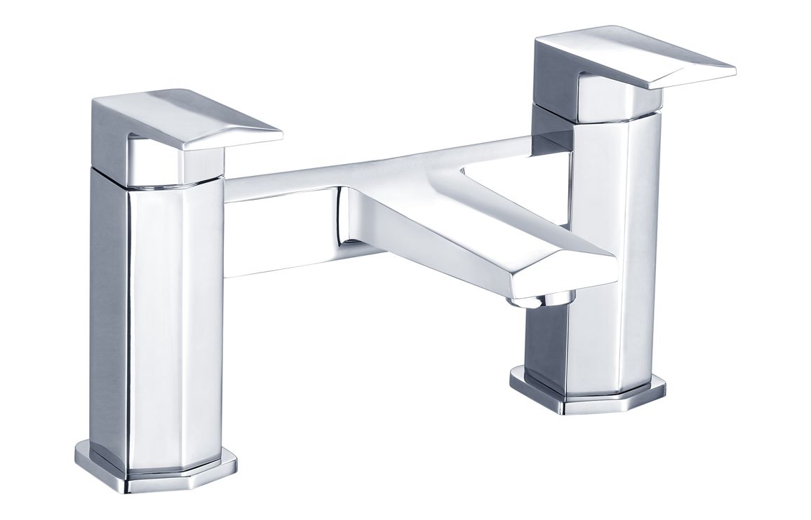 Malbec Bath Filler - Chrome