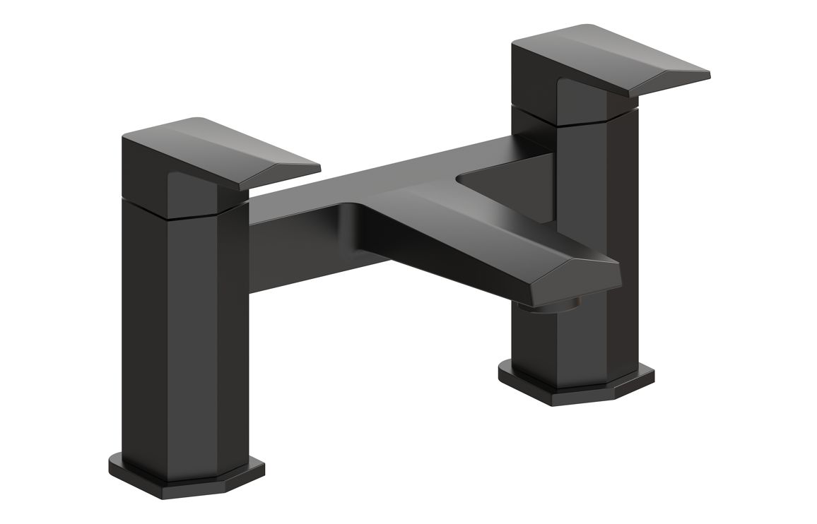 Malbec Bath Filler - Matt Black