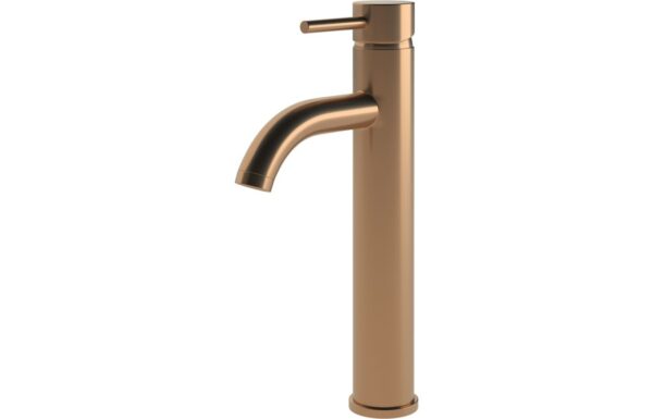 Tortum Tall Basin Mixer - Brushed Bronze
