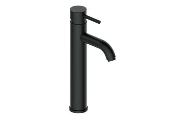 Tortum Tall Basin Mixer - Matt Black
