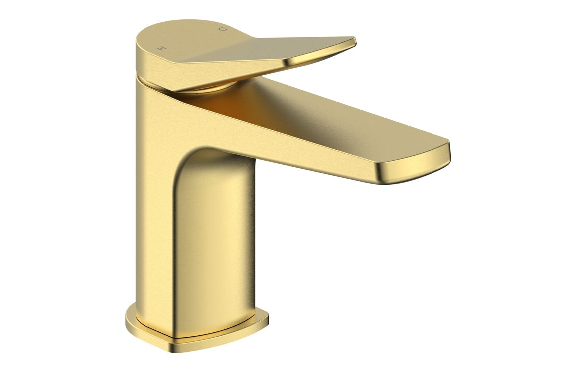 Pinot Basin Mixer & Waste - Brushed Brass