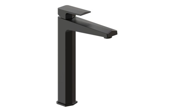 Malbec Tall Basin Mixer - Matt Black