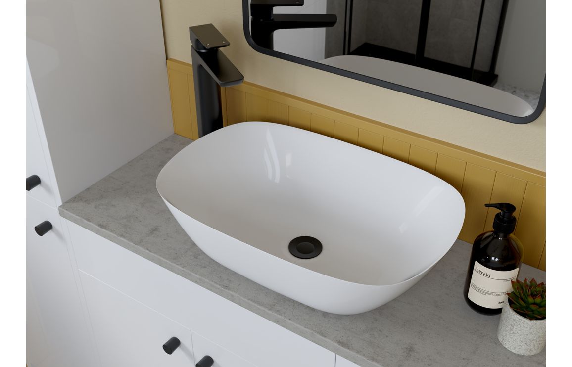 Nevada 1200mm Plinth - White Gloss - Image 4