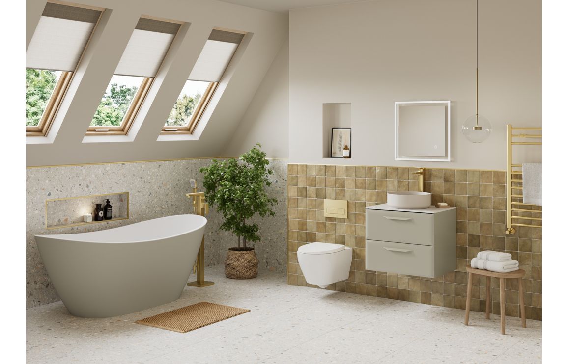 Doune 500x500mm Square Back-Lit LED Mirror - Image 2
