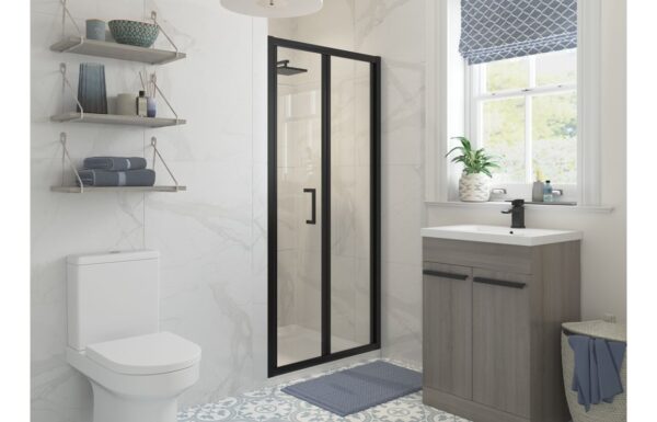 Options 760mm Bi-fold Door - Matt Black